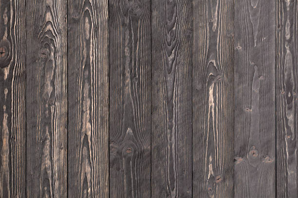 Rustic dark gray wooden background stock photo