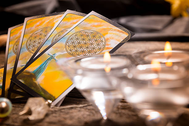 istock Tarot cards and other accessories 507719720
