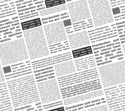 Vector illustration of a background pattern seamless simulation of a newspaper.