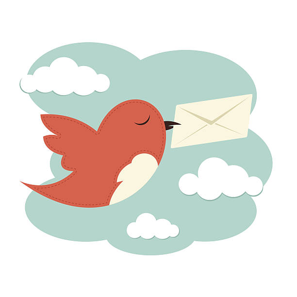 Bird Carry Note 430+ Bird Carrying Note Stock Illustrations, Royalty-Free Vector ...