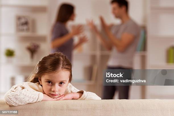 Quarrels Upset Child Stock Photo - Download Image Now - Family, Arguing, Divorce