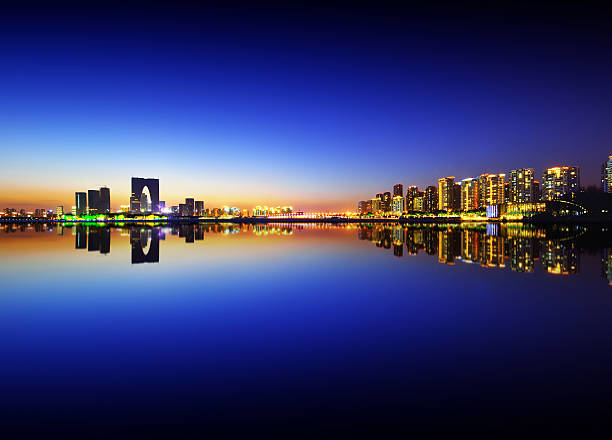 istock Suzhou Skyline in Night 507721412