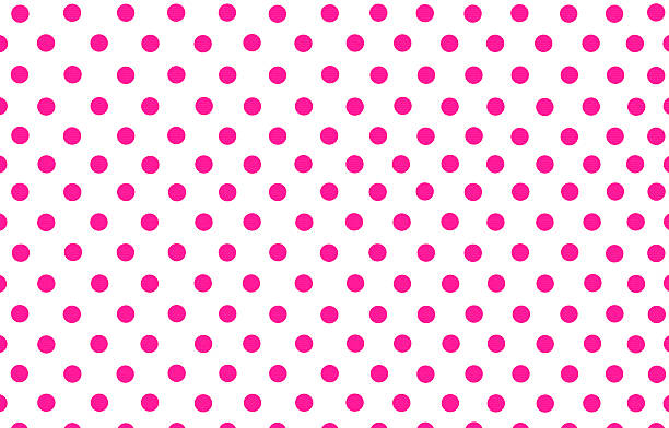 istock the deep pink polka dot with white background 507721685