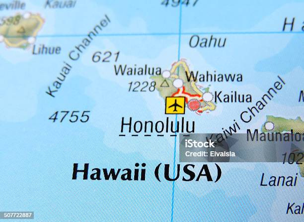 Hawaii Stock Photo - Download Image Now - Map, Airport, Big Island - Hawaii Islands