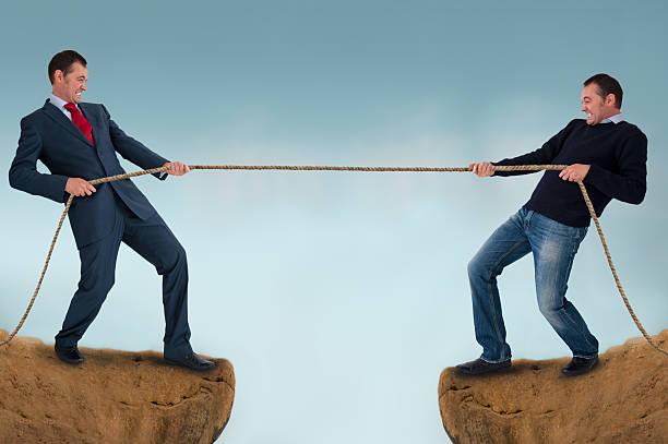 istock tug of war test of strength 507724449