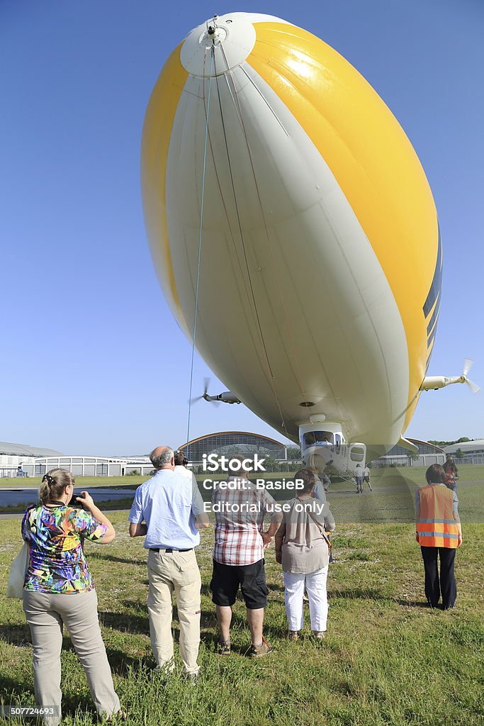 Airship in Friedrichshafen - Lizenzfrei Blau Stock-Foto