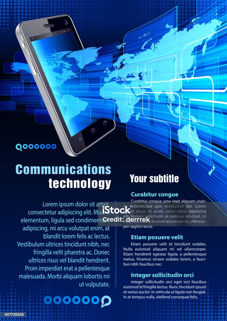 Technologies de communication - clipart vectoriel de Affaires libre de droits