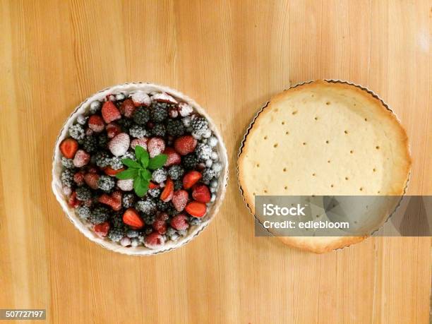 Cake Fresh Berries And Piecrust No Fruit Stock Photo - Download Image Now - Above, Baked Pastry Item, Bakery