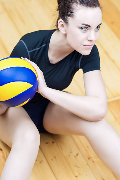 istock Smiling Happy Female Volleyball Player 507742920