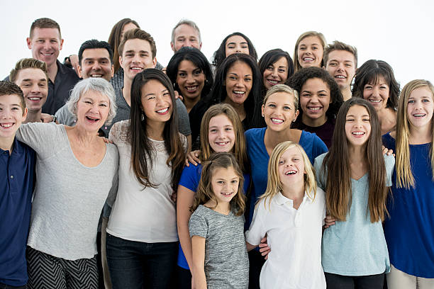 reunión familiar - family multi ethnic group asian ethnicity cheerful fotografías e imágenes de stock