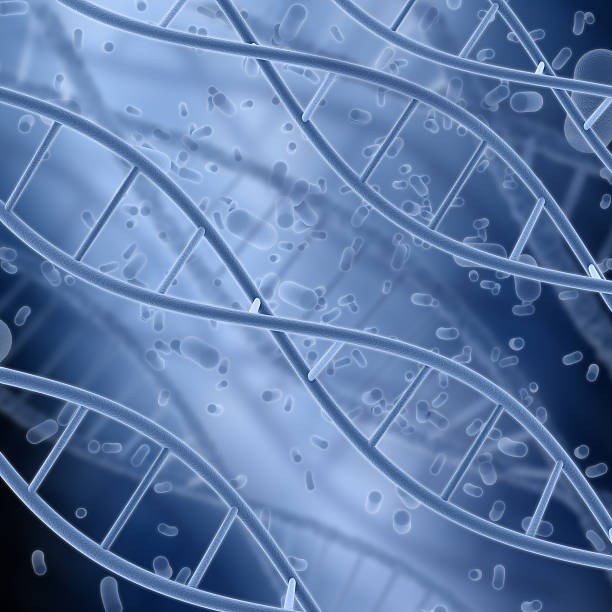 istock 3D medical background with DNA strands 507743440
