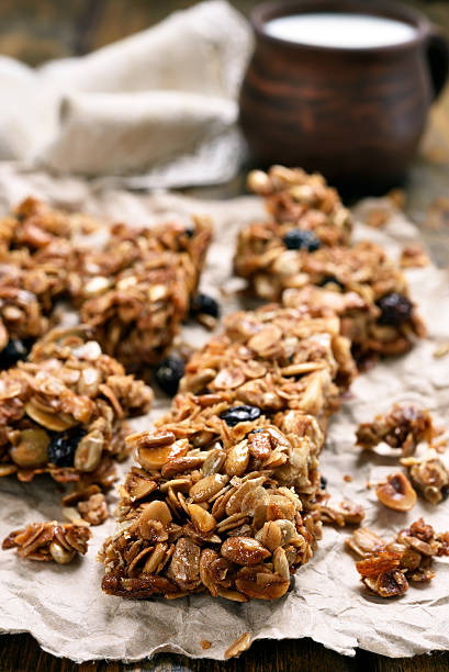 istock Muesli bars on paper 507744484
