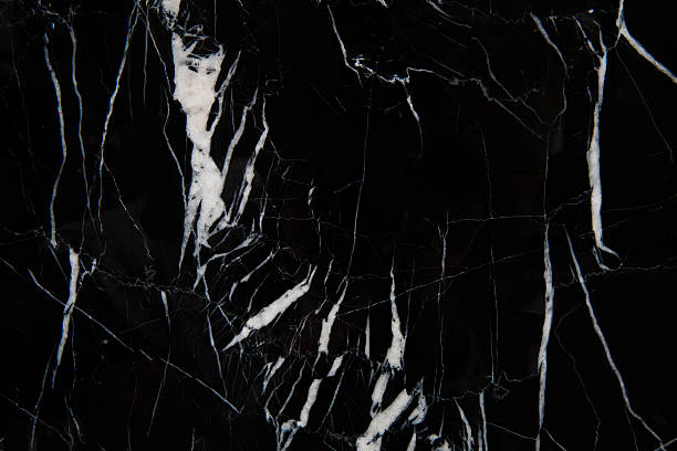 istock Black marble texture background, abstract marble texture (natura 507744982