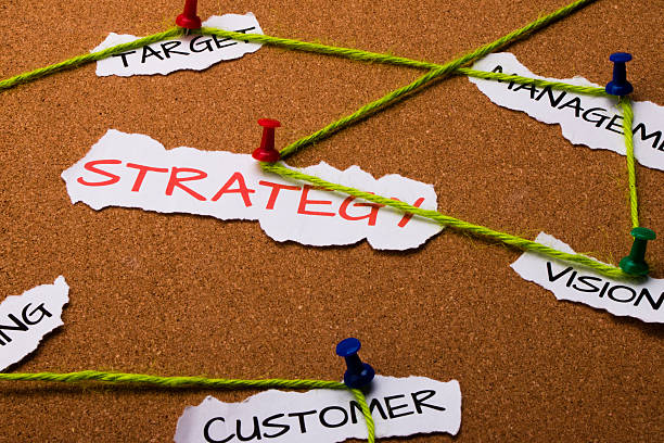 istock strategy concept attached to a cork noticeboard 507748141