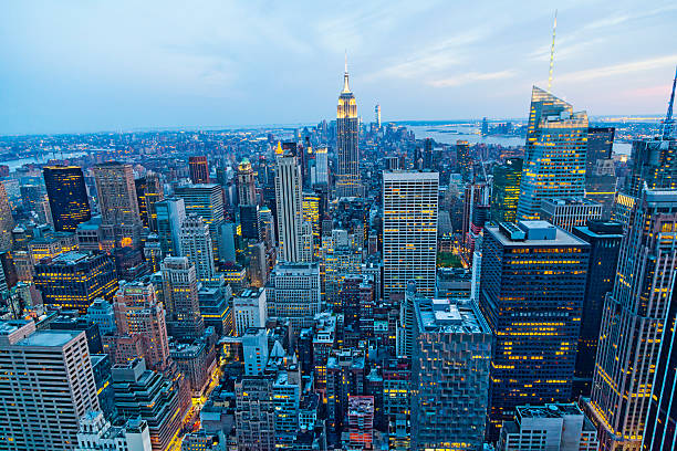 istock The Empire State building and manhattan panorama in NYC 507748763