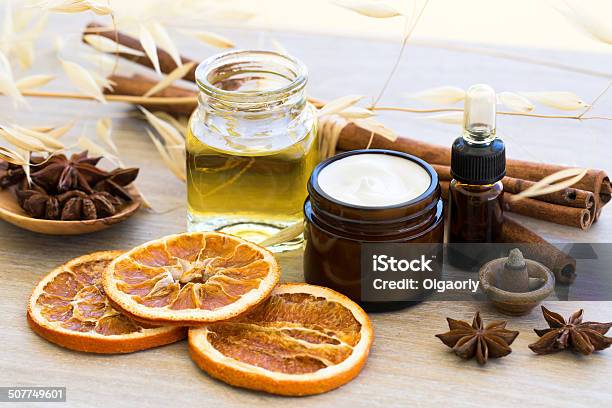 Natural Cosmetic Stock Photo - Download Image Now - Alternative Therapy, Anise, Aromatherapy