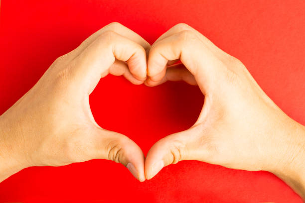 istock Female hands do hands heart 507750582