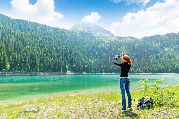 istock Traveler at the lake 507750847