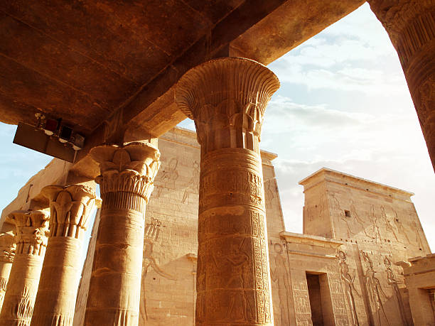Temple of Philae - Aswan, Egypt Temple of Philae, Aswan , Egypt. temple of philae stock pictures, royalty-free photos & images