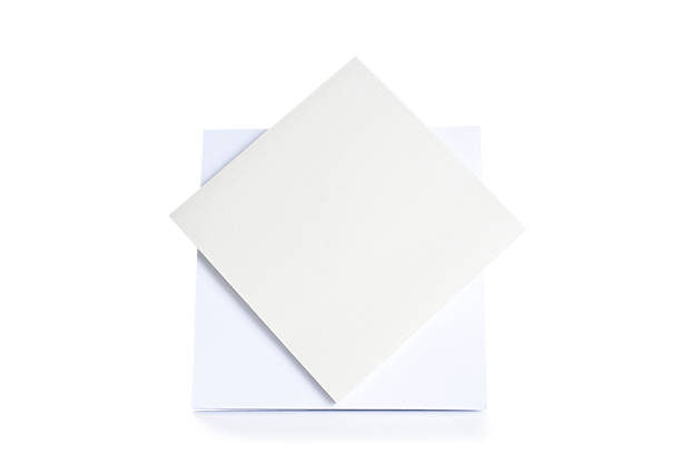 istock close up of a white note paper on white 507751911