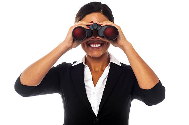 istock Female executive eyeing on you 507752127