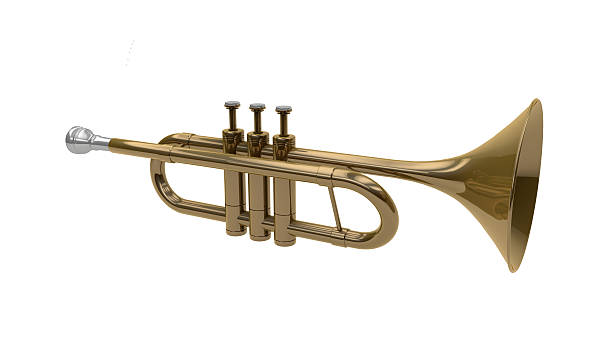 istock Trumpet on White Background - Stock Image 507752321