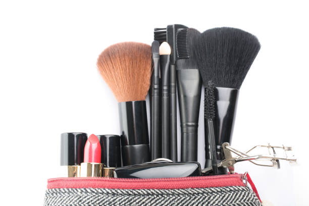 istock Cosmetic bush set for makeup your face 507752346