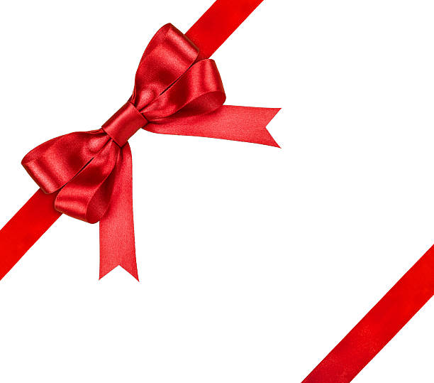 istock red ribbon with bow on isolated white background 507752875