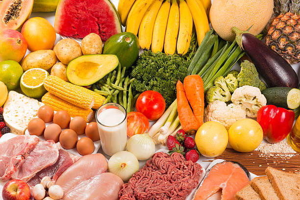 istock Group of healthy food 507755726