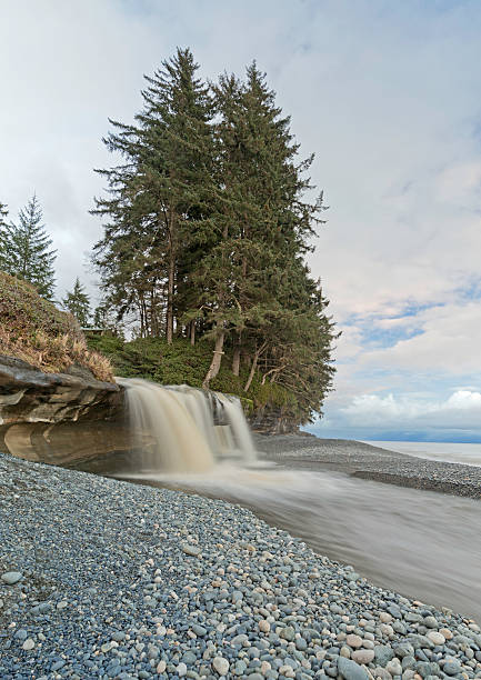 istock Waterfalls and Pebble Beach,Sandcut Beach Park, 507756560