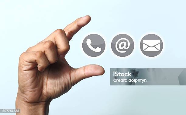 Contact Us Icon Stock Photo - Download Image Now - Communication, Connection, Contact Us