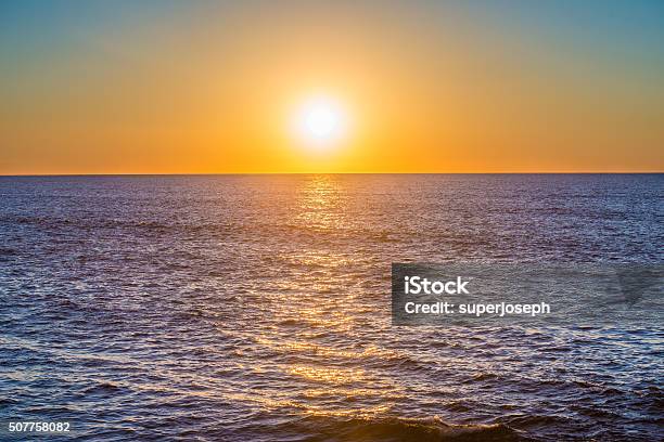 Sunrise Over The North Pacific Stock Photo - Download Image Now - Sea, Sunrise - Dawn, Backgrounds