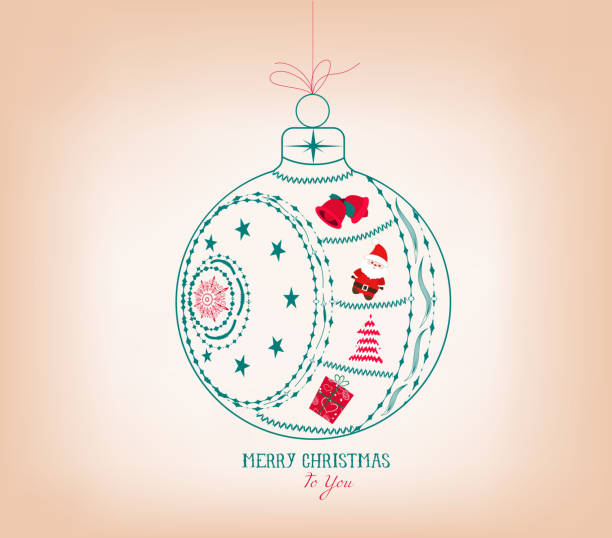 illustrations, cliparts, dessins animés et icônes de joyeux noël boule - christmas card christmas greeting card 2013