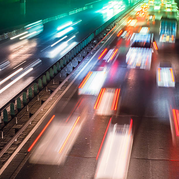 istock Busy Night Traffic Motion Blur 507768261