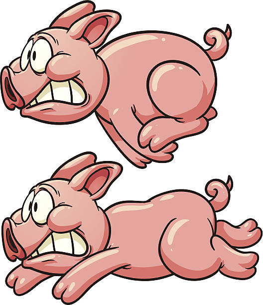 3,100+ Running Pig Stock Photos, Pictures & Royalty-Free Images
