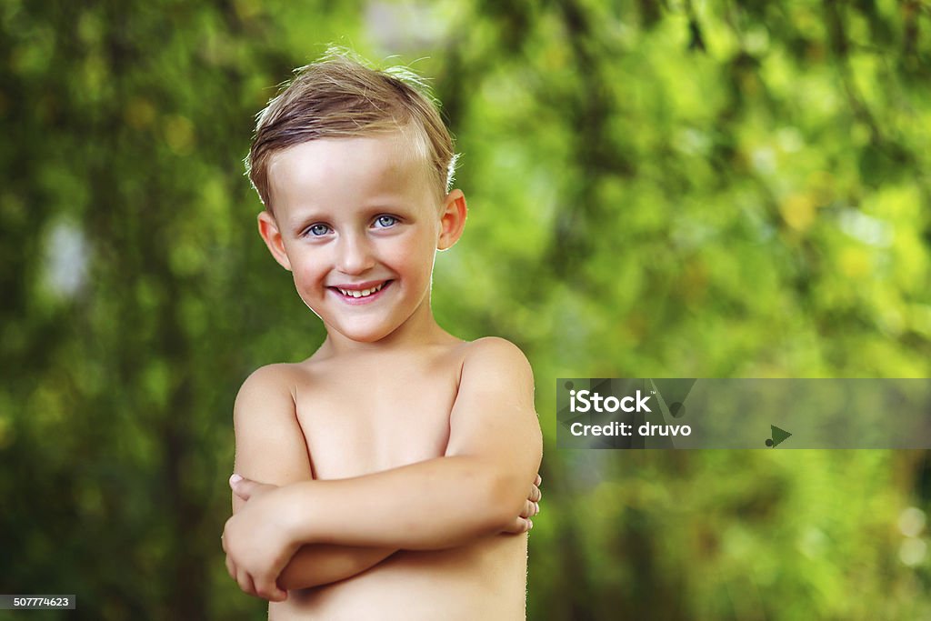 Süß lächelnden Jungen - Lizenzfrei 4-5 Jahre Stock-Foto