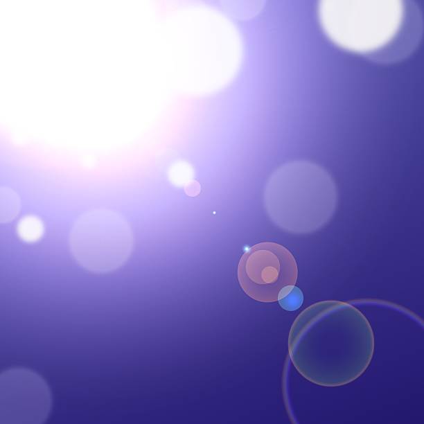 istock Abstract background with bokeh lights and flare 507774789