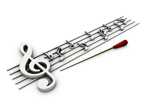 istock Stave of music in the 3D 507788538