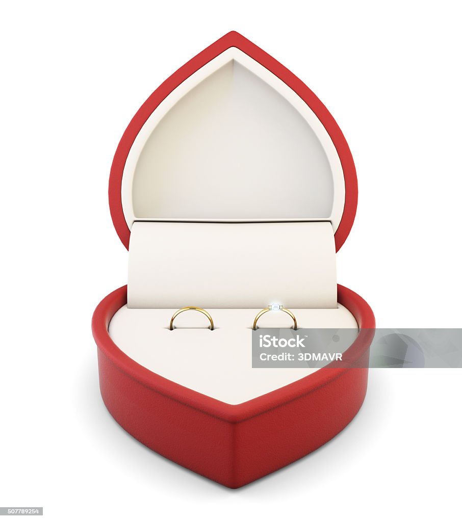 Nhẫn Cưới Trong Hộp Quà Trên Nền Trắng Hình ảnh Sẵn có - Tải xuống ...