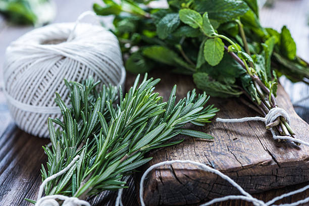 istock Aromatic herbs and spices from garden 507789764