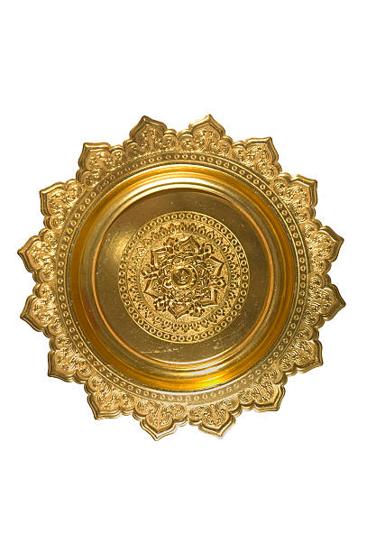 Ancient Thai style food tray.