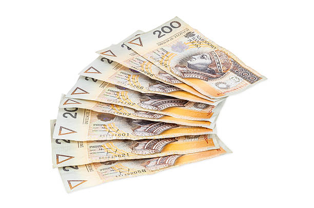 istock Polish banknotes of 200 PLN 507791157