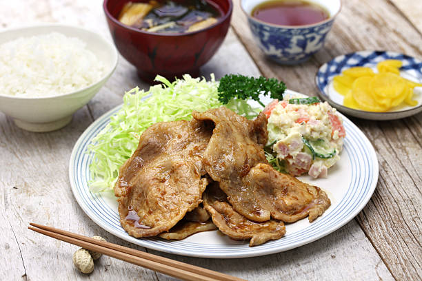 istock shogayaki, japanese ginger pork 507791200