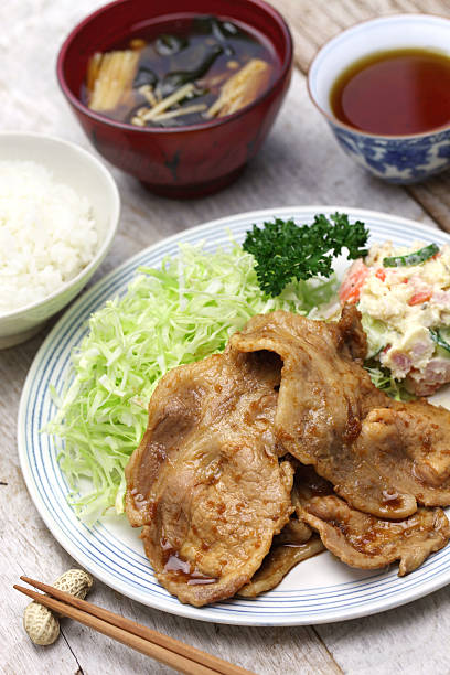istock shogayaki, japanese ginger pork 507791348