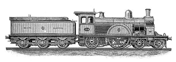 istock Antique illustration of steam powered machinery 507795459