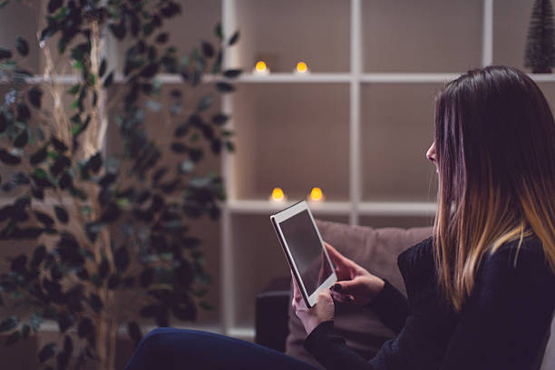 istock Woman With Tablet at Home 507795984