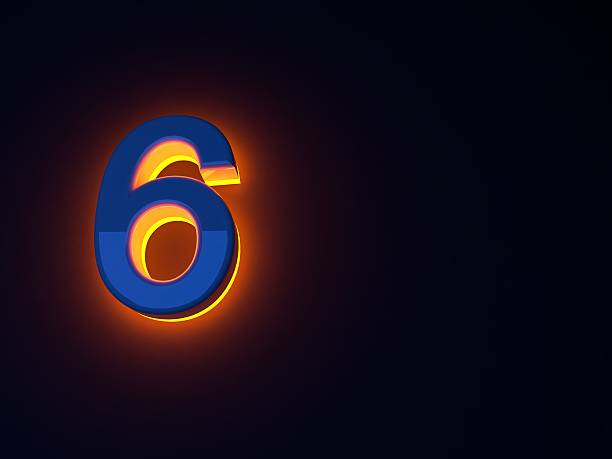 istock Luminous fiery blue letters 507798328