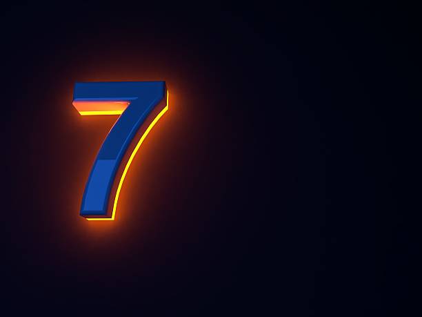 istock Luminous fiery blue letters 507798362