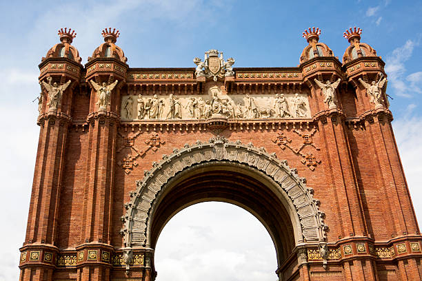 istock Closeup of Arc de Triomf in Barcelona, Spain 507798392