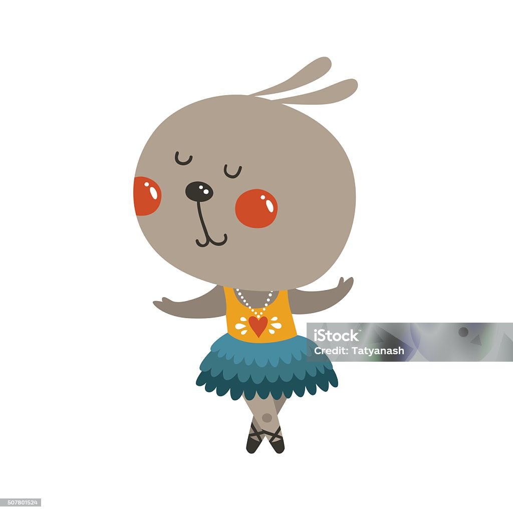 Dancing Rabbit Illustration Vector Dance Rabbit Stock Illustration - Download Image Now - Animal ...
